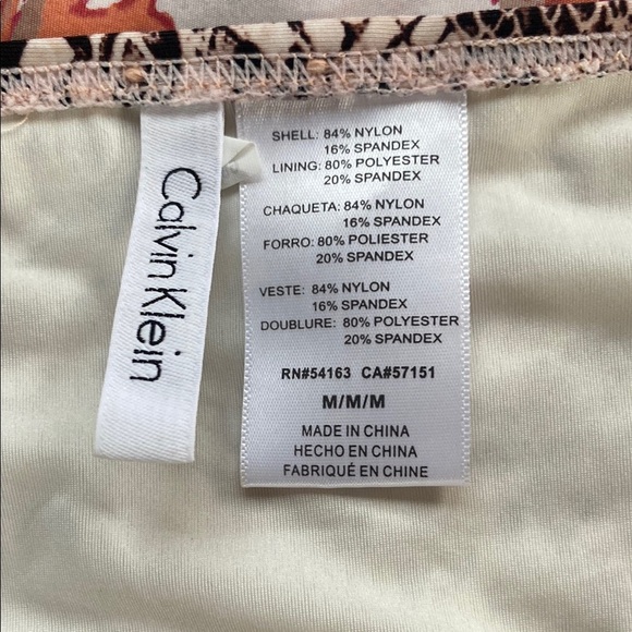 Calvin Klein Print Bikini Bottom sz M - Picture 6 of 6